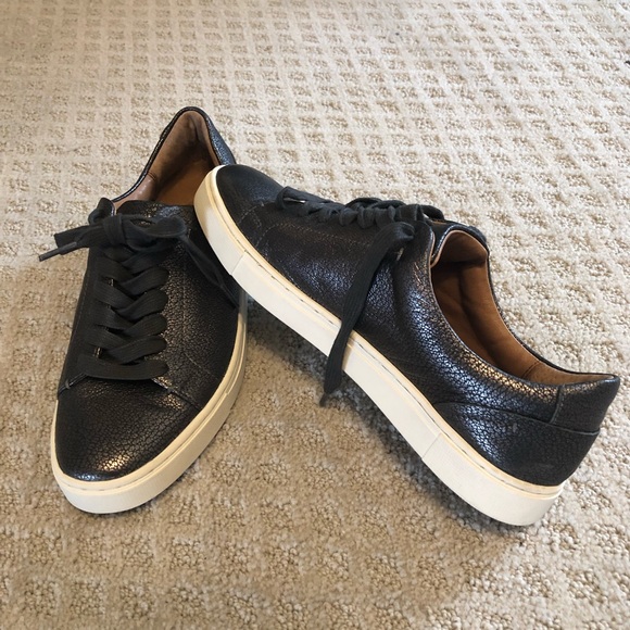 Frye Shoes - Frye Ivy Pewter Sneakers